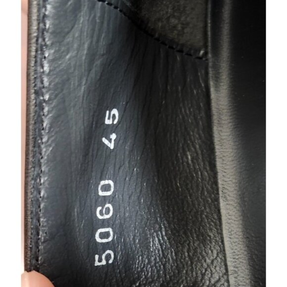 Corrente Pelle line Suede Tassel Loafer   Black + Red Size EU 45 - Picture 9 of 13